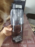 诺百纷4系魔力球磁弹泡茶杯tritan塑料便携户外健身防摔茶水分离杯  灰黑 T3516 1200ml 实拍图