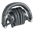 铁三角（Audio-technica）ATH-M50X BK 头戴式专业全封闭监听音乐HIFI耳机 黑色 实拍图