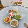 玺垚碗碟套装家用釉下彩饭碗家用简约现代2025新款陶瓷碗盘筷餐具套装 现代时光2人汤碗  14件套 实拍图