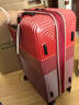 新秀丽（Samsonite）行李箱时尚可扩展硬箱旅行大容量轻盈结婚陪嫁箱子男女\GN0 红色 24英寸 |3.76kg|可扩容|有侧提手 实拍图