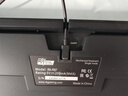 RK ROYAL KLUDGE R87机械键盘电竞游戏专用电脑办公有线客制化87键青轴茶轴银轴全键热插拔白色 黑色-白光-有线单模 青轴(50gf段落) 实拍图