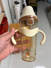 奶爸爸（Nicepapa）PPSU翻盖奶瓶300ML奶瓶宽口径宝宝吸管奶瓶十字M码（7-10个月） 实拍图