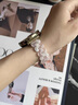 E-Trend适用华为gt4表带watch4手表原装gt5女款pro树脂荣耀gs夏天2e运动 椭圆树脂-粉碎花 华为GT4/GT5 41mm/GT5Pro42mm 实拍图
