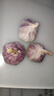 爆款精品紫皮蒜多瓣大蒜新鲜特价蒜头干蒜单果4-5cm 尝鲜装3头【75-100g】 实拍图
