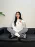 ZHR春秋老爹鞋女百搭厚底休闲鞋女网面透气运动女鞋 BV63 深灰色 37 实拍图