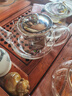 金灶（KAMJOVE）耐热玻璃泡茶壶飘逸杯304不锈钢过滤茶具花茶杯花茶壶大容量套装 A-08 800ml 实拍图