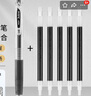 百乐（PILOT）Juice果汁笔0.5黑色中性笔按动式速干水笔大容量学生考试刷题专用笔可替换笔芯 【性价比推荐】黑色笔1支+笔芯5支 0.5mm 实拍图