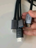 绿联USB3.0延长线 公对母数据连接线高速传输 适用U盘鼠标键盘打印机电视扩展转接线铝壳编织3米10498 实拍图