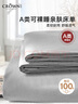 皇冠床单纯棉100棉A类亲肤学生宿舍单人酒店隔脏230x245cm被单床罩灰 实拍图