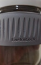 乐扣乐扣（LOCK&LOCK）咖啡杯手持玻璃杯男女学生便携式吸管杯子350ML灰色 LLG689GRY 实拍图