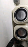 联想异能者2.0有线电脑音箱迷你小音响小喇叭笔记本电脑桌面家用台式机USB高音质有源低音炮收款米色 实拍图