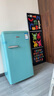 志高复古小冰箱迷你小型双门家用 冷藏冷冻两用节能轻音电冰箱 欧式现代家装网红颜值款化妆品茶叶 98升单门复古蓝【冷藏+软冷冻】 实拍图