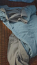 海澜之家（HLA）夏凉被A类里外全棉空调被夏季薄被子100%新疆棉花被纯棉家用宿舍 海洋蓝＋浅灰色 180*200cm 实拍图