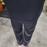 猫霓裤子男秋冬季潮流宽松加绒直筒裤黑色男裤工装裤运动休闲西长裤 黑色+浅灰（常规款） 2XL 【建议体重140-150斤左右】 实拍图
