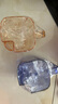 轻奢漱口杯情侣牙刷杯洗漱杯子透明牙膏牙刷收纳盒家用牙具牙缸杯 梦幻紫+轻奢绿【2个装】 无规格 实拍图