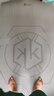 Keep瑜伽垫男士健身垫加长2米加宽1米200*100cm防滑运动垫训练垫 灰色 实拍图