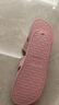 果洛菲拖鞋男居家用室内防滑洗澡浴室地板平底情侣拖鞋女 紫色 38-39 实拍图