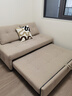卡菲纳新款沙发床可折叠两用客厅书房单人双人沙发床小户型可躺一体 【椰棕款】-1.5米沙发床 【软糯透气泰迪绒】不含支架灯带 实拍图