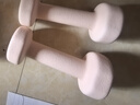 Keep 彩色浸塑哑铃 男女家用家庭健身肌肉塑形手臂轻重量樱粉 1kg*2 实拍图