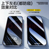 品胜适用苹果15Pro防窥钢化膜iPhone15pro钢化膜防窥膜360度防窥听筒防尘高清防摔抗指纹除尘舱秒贴膜 实拍图