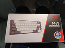 红龙（REDRAGON）M68有线磁轴机械键盘 8K回报率 RT键盘 可调节键程 RGB背光 68键电竞游戏键盘-白黑 实拍图