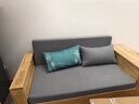 尚闲家具新中式实木沙发床可折叠双人贵妃多功能转角布艺沙发储物坐卧两用 1.63米大双人位【海绵款】 实拍图