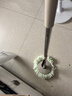 百家好世 拖把杆旋转加粗拖把盘尘推杆圆拖把头配件杆盘套装不含拖把头 实拍图