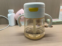 皇宠儿童牛奶杯一岁以上学饮水杯弹盖吸管杯直饮奶瓶260ml+杯套 实拍图
