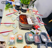 美的（Midea）电火锅 鸳鸯锅IH飞快沸腾系列火锅专用锅分体多功能锅6.5L电煮锅火锅锅3分钟速热HGE22BF08 实拍图