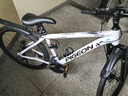 飞鸽（FLYING PIGEON）山地自行车成人男女变速山地车青少年中小学生车越野户外骑行单车 【高碳钢】G8002代-辐条轮-白色 26寸轮组（适合160-180cm） 24速标准版 实拍图