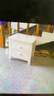 床头柜实木主卧简约现代小型卧室整装床边柜收纳储物柜美式免安装 白色 50*40*50cm 实拍图