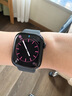 Apple/苹果 Watch Series 10 智能手表GPS款42毫米亮黑色铝金属表壳黑色运动型表带S/M MX1M3CH/B 实拍图