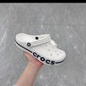卡骆驰crocs洞洞鞋贝雅男鞋女鞋轻便耐磨一脚蹬拖鞋休闲鞋|10126 黑色-001 37 /38(230mm) 实拍图
