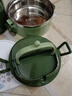 爱仕达（ASD） 保温饭盒 食品级304不锈钢外分层大容量成人多层便携学生便当盒 橄榄绿1.6L双层饭盒 实拍图