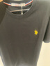 U.S. POLO ASSN.T恤男短袖男士纯棉t恤夏季白色小T恤休闲男打底衫父亲节 黑色 2XL 实拍图