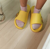 B.Duck小黄鸭童鞋儿童拖鞋男女童四季室内家居鞋浴室一字拖5916黄色40 实拍图