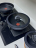 特福（Tefal）锅具套装百变锅铸铝红心可拆卸煎炒锅六件套黑美人【带硅胶铲】 实拍图