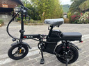 新大洲新国标代驾折叠电动车超长续航 锂电池电瓶助力自行单车轻便迷你小型男女士代步上班用可放后备箱 标配-汽车电芯6A-纯电续航10-12km 实拍图
