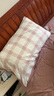 MUJI柔软洗棉被套套装 床单式/加大双人床用 粉色小格纹 学生儿童宿舍 实拍图