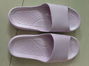 利达妮（TZLDN）老年人防滑拖鞋女士夏季居家用浴室室内洗澡家居孕妇用软底凉拖女 紫色 40-41 (适合39-40码) 实拍图