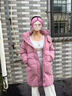 （反季清货）2025冬季新款宽松小个子羽绒服女韩版连帽外套 粉色 M 实拍图