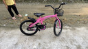 【京东物流】新款儿童自行车男女孩2-10岁脚踏车小孩单车带辅助轮 常规运动款 粉色 18寸（120厘米-140厘米） 实拍图