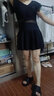 芭比防晒泳衣女保守仙女范连体平角遮肚显瘦学生游泳衣泡温泉泳装 实拍图