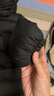 保姆鹅  儿童羽绒服宝宝中长款护脸加厚鸭绒外套防风保暖童装冬装 炭黑 100 实拍图