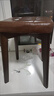 百恒达实木软包餐椅家用凳子现代简约木椅子客厅板凳可叠放餐桌凳子书桌 【拉点坐垫】实木腿+橙色科技布 实拍图