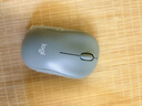 罗技（Logitech）M221 轻音鼠标 无线鼠标 办公鼠标 对称鼠标 带无线微型接收器 薄荷绿 实拍图