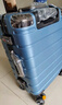 旅刻铝框行李箱大容量箱拉杆箱可坐旅行箱高颜值出差学生加厚密码皮箱 冰川蓝【加厚PC箱-结实抗摔】 20英寸 【航空登机箱免托运】 实拍图