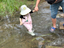 熊火儿童玩水下水裤赶海水库连体水裤水鞋半身防水服下水裤半身裤子 儿童浅粉色小熊卡通背带裤 28 实拍图