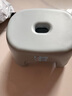 椅子奶油风家用小凳子加厚塑料凳可叠放耐用儿童凳学生寝室矮凳 天空蓝2个 实拍图