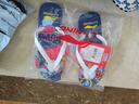 李宁（LI-NING）人字拖印花男女游泳沙滩鞋洗澡防滑耐磨沙滩鞋926-2-39深蓝 实拍图